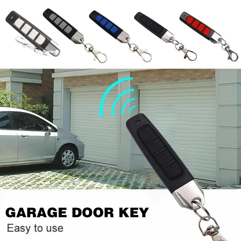433MHz RF 4-Channel Remote Control Duplicator for Garage Gate Door Opener (Keychain Style)