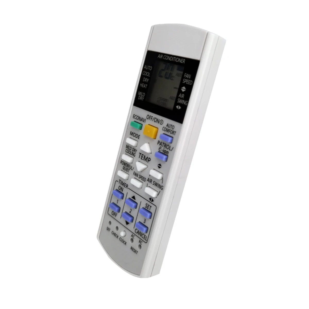Panasonic A75C3299 Replacement Remote Control for Split Air Conditioner Systems