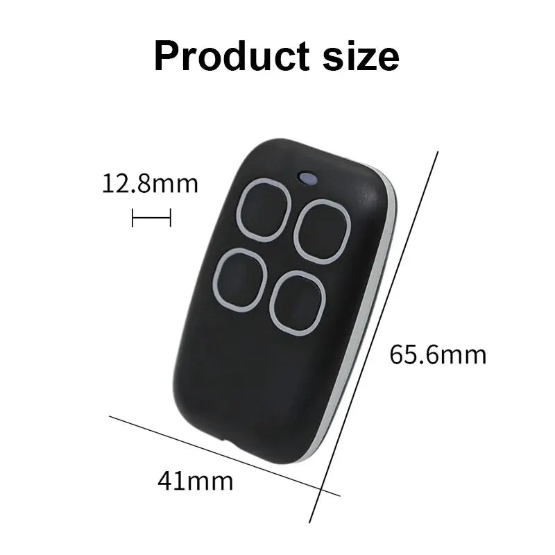 Multi-Frequency 286–868MHz Garage Door Remote Duplicator – 4-Button Code Grabber Clone Key Fob