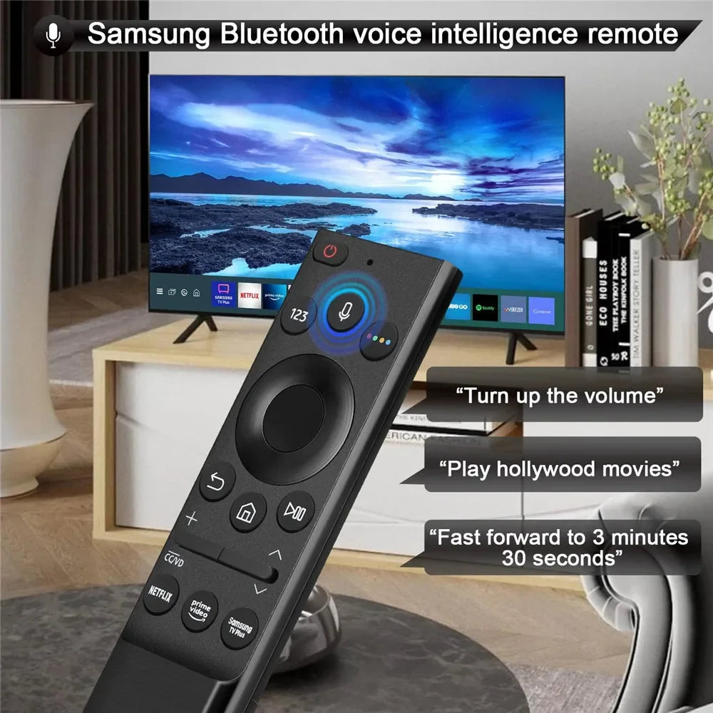 Replacement Voice Remote BN59-01363A for Samsung Smart TVs: HUNNESOR for QLED, Neo QLED, UHD, 4K, 8K