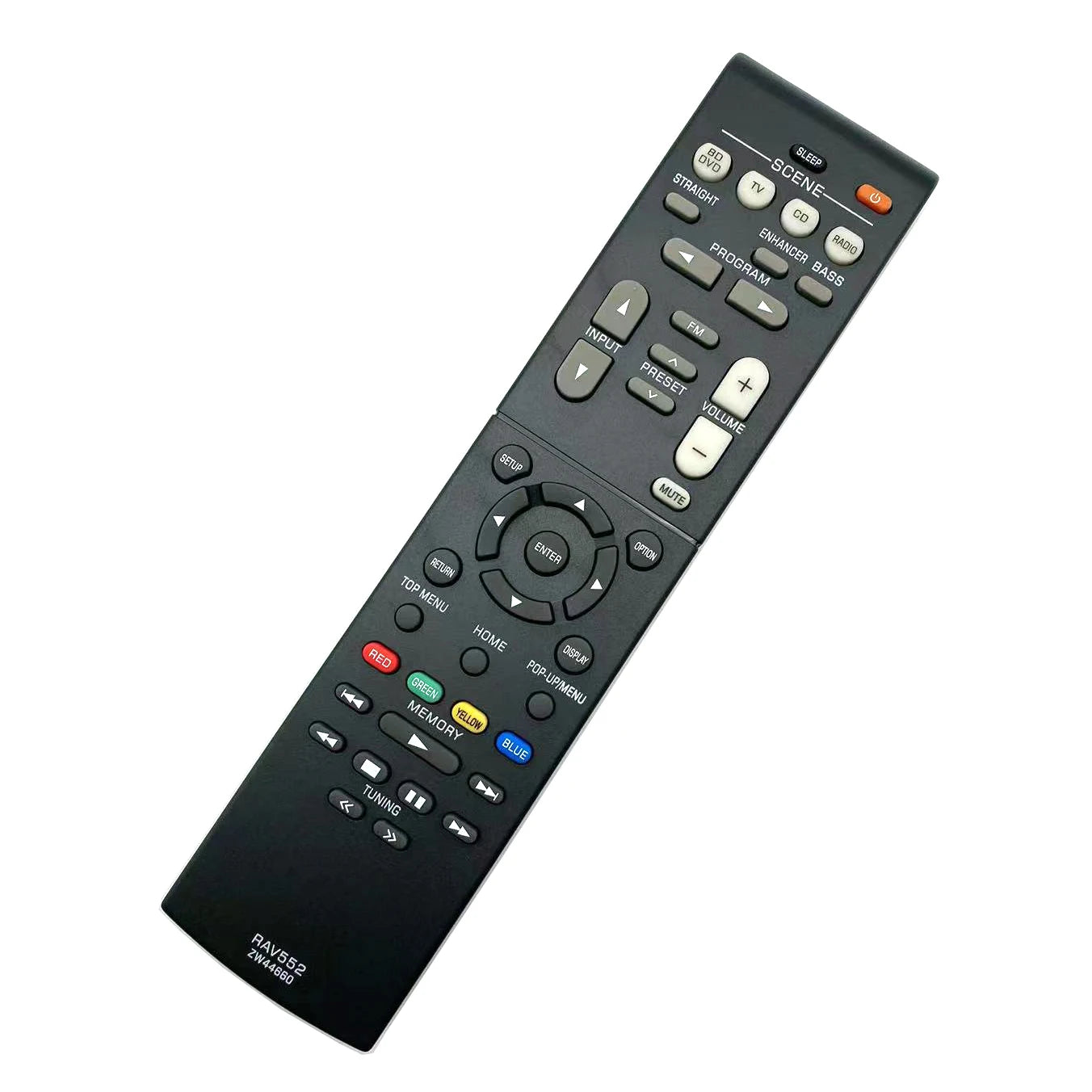 Yamaha RAV552 ZW44660 Replacement Remote Control for RX-V and HTR Series AV Receivers