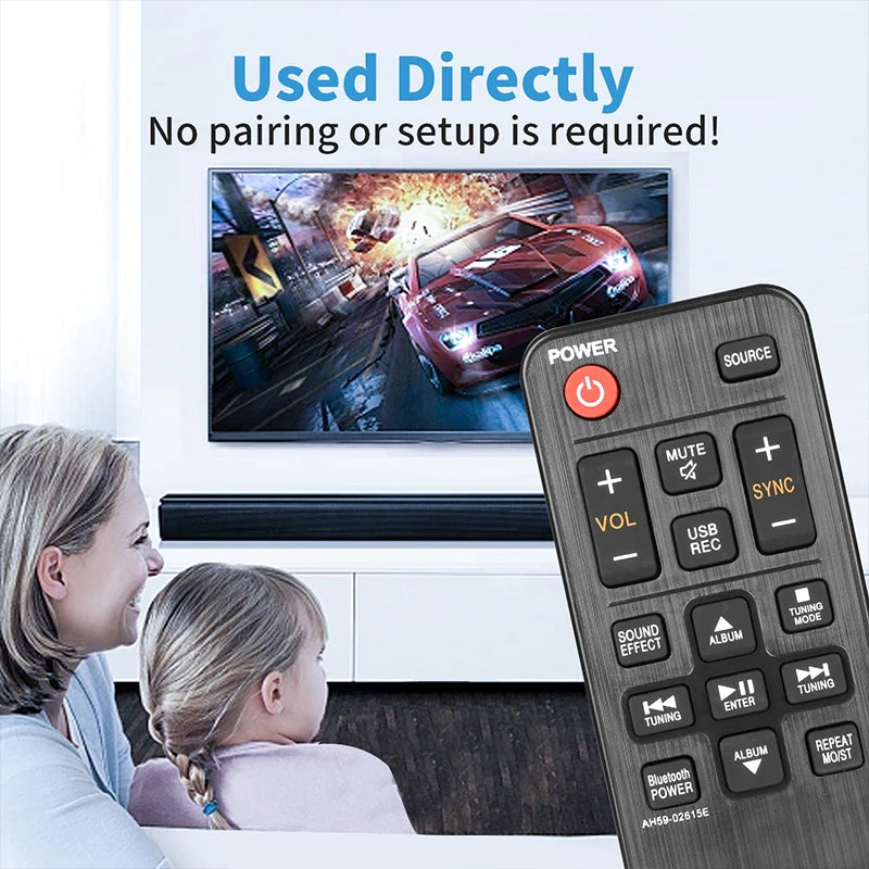 AH59-02615E AH5902615E Replacement Remote for TW-J5500 TW-H5500 Samsung Soundbar Audio System