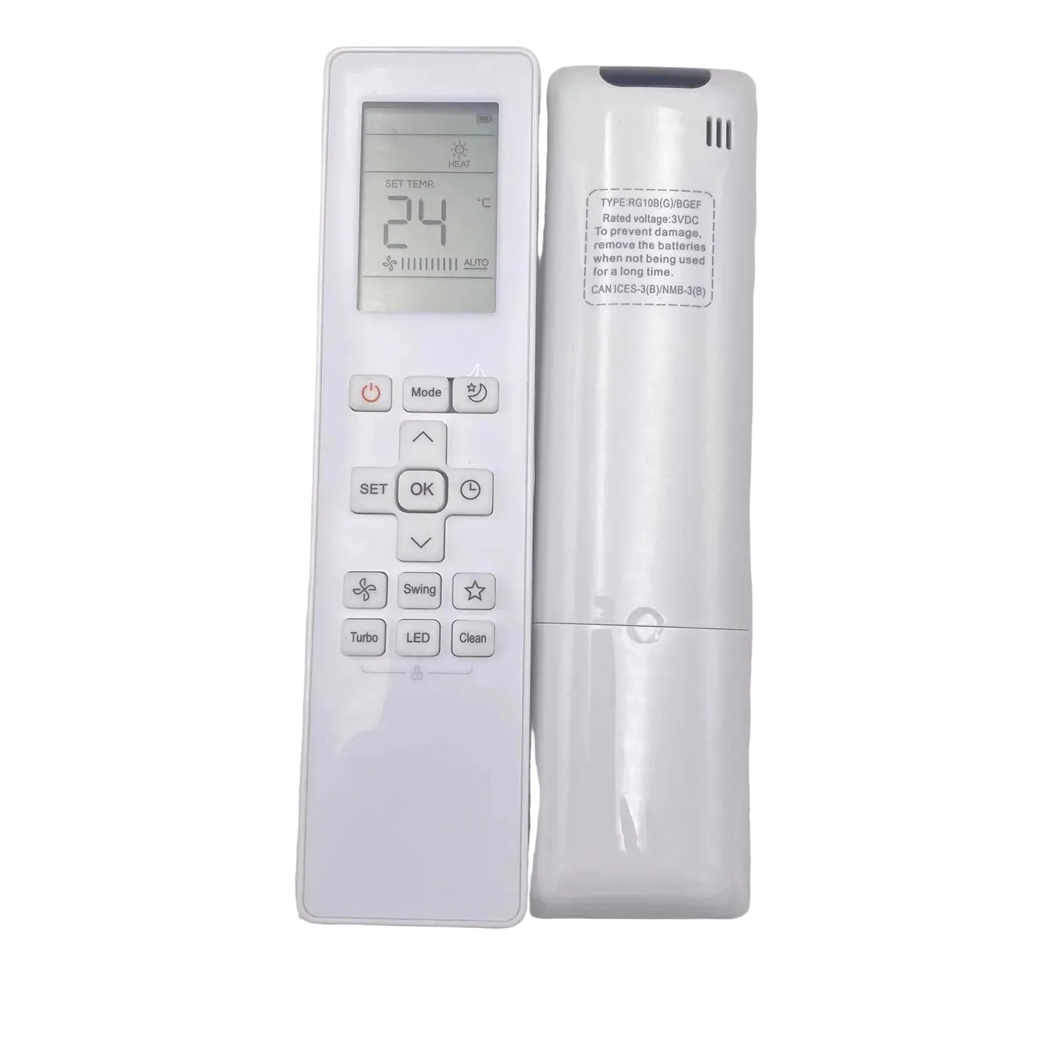 Midea RG10B(G)/BGEF Replacement Remote Control for Split Air Conditioner Systems