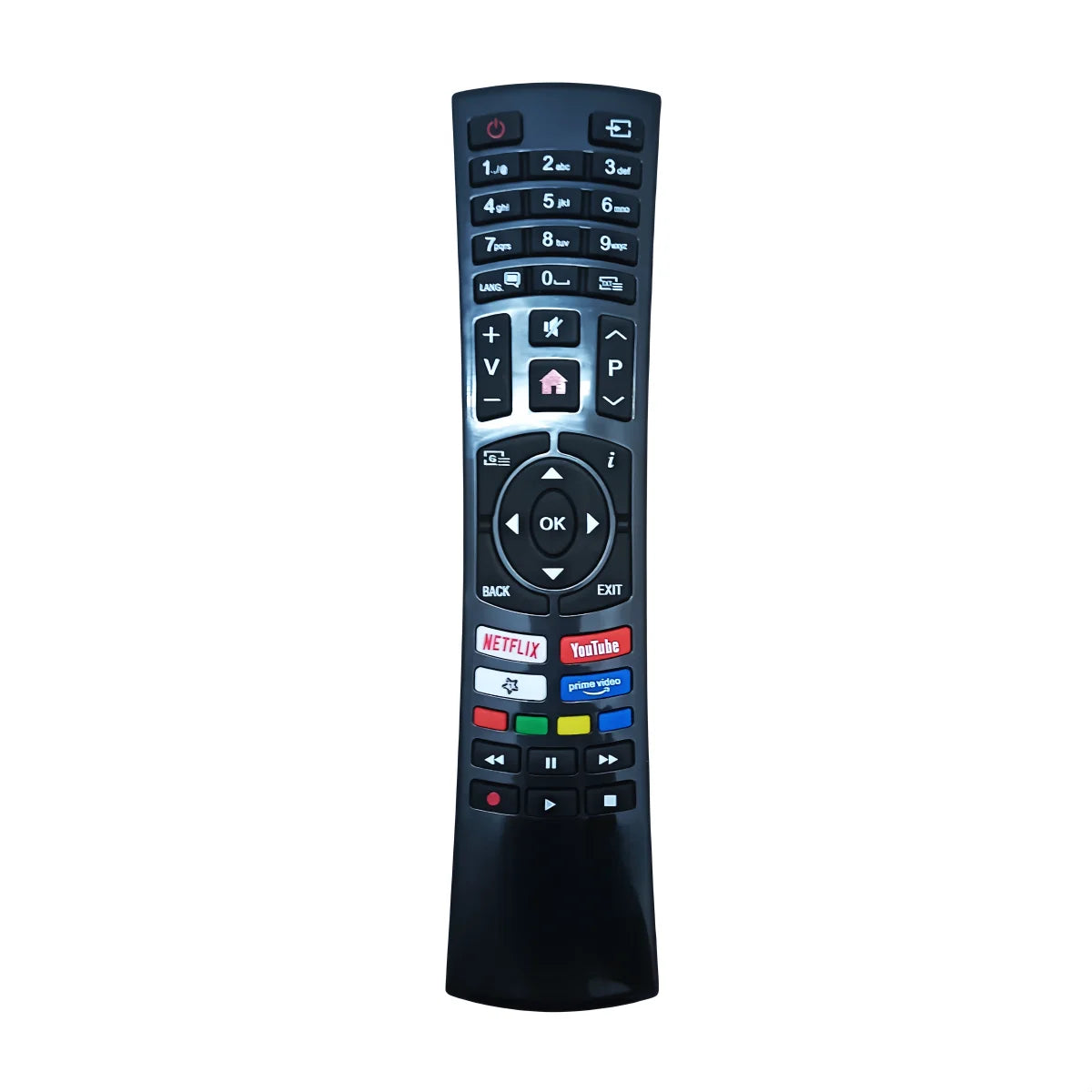 Replacement Remote Control for Smart Television Models Compatible with Daewoo and Dikom UHD LED TVs