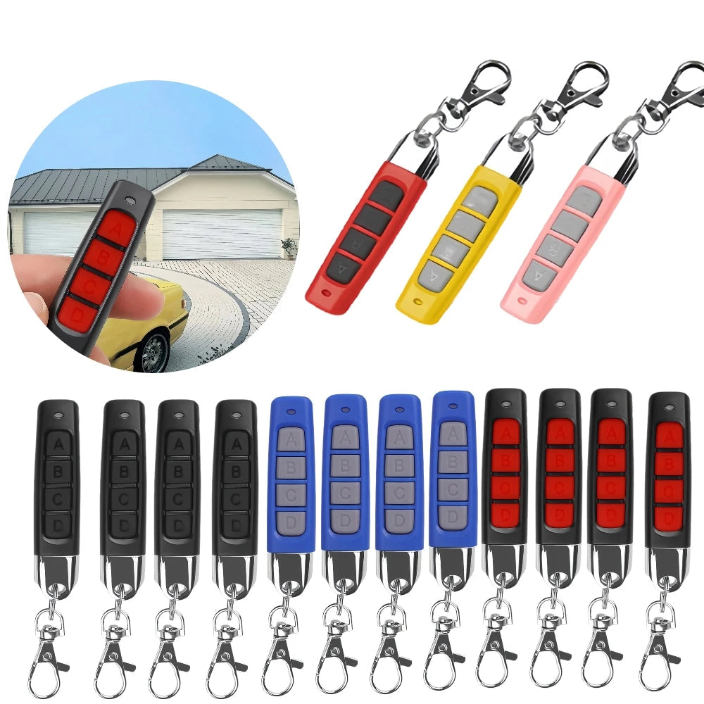 10PC 433MHz Remote Control Duplicator – Universal Cloning Key Fob for Garage, Gate, and Car