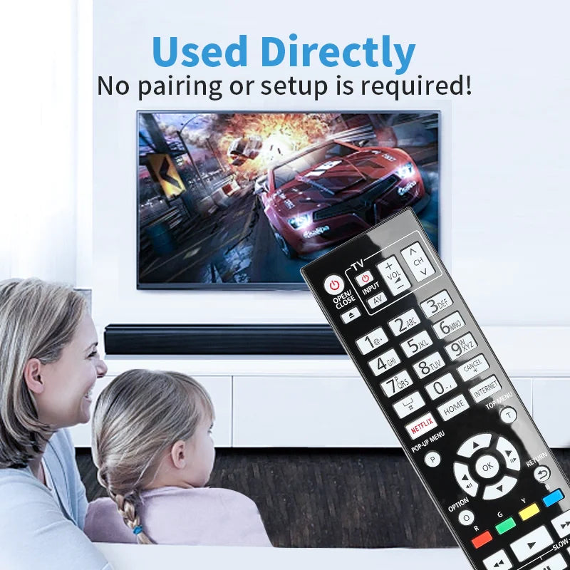 N2QAYA000131 Replacement Remote Control for DMP-UB900 DMP-UB900-K DMP-UB900GN Panasonic 4K Blu-ray Player