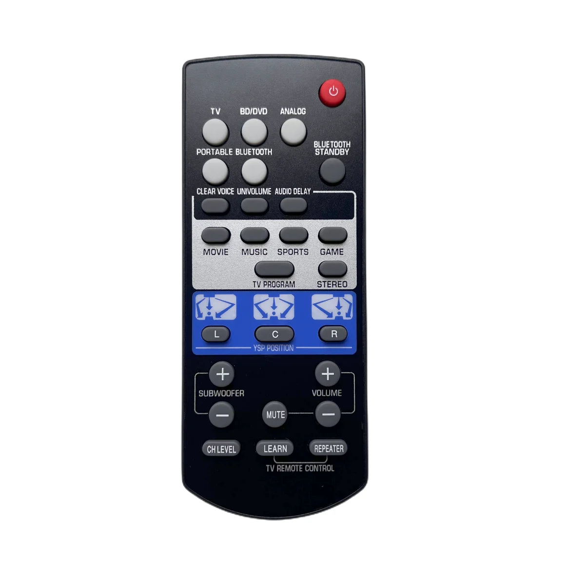 Replacement Remote Control for Yamaha Soundbar and Audio System Models