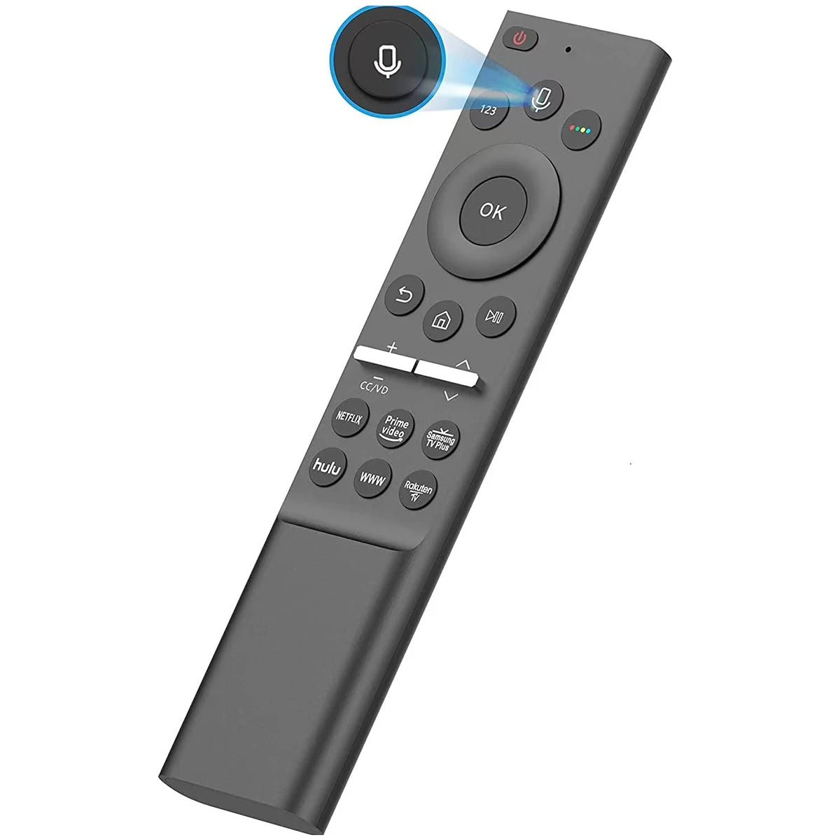 Replacement Voice Remote for Samsung Smart TVs – Compatible with QLED, LED, LCD, 8K & 4K Models