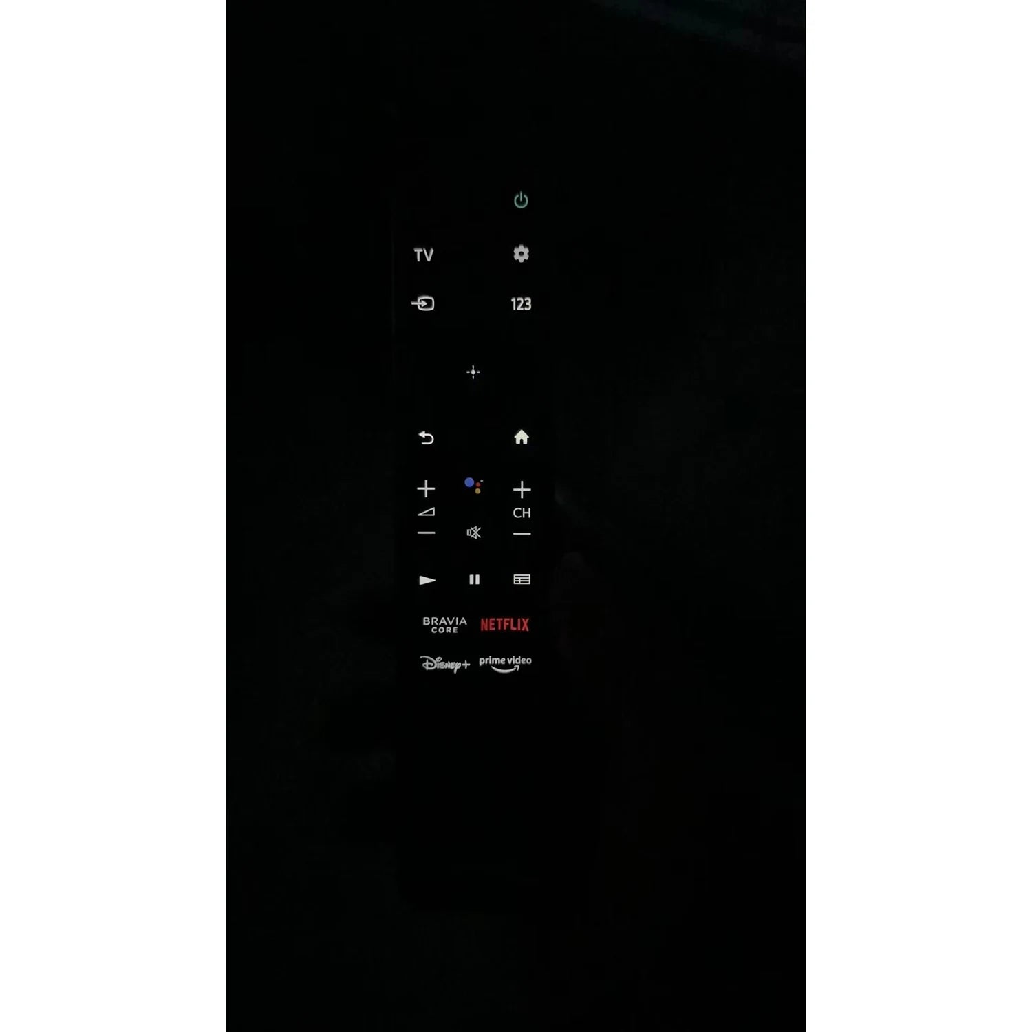 Sony RMF-TX900U Voice Replacement Remote Control for 4K and 8K Smart Televisions