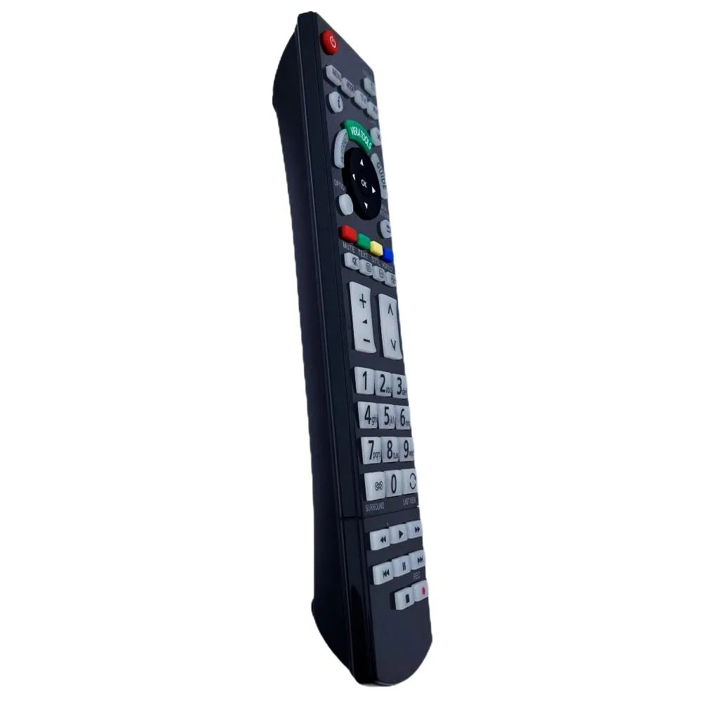 Replacement Remote Control for Panasonic Plasma HDTV Models Compatible with N2QAYB Series Remotes