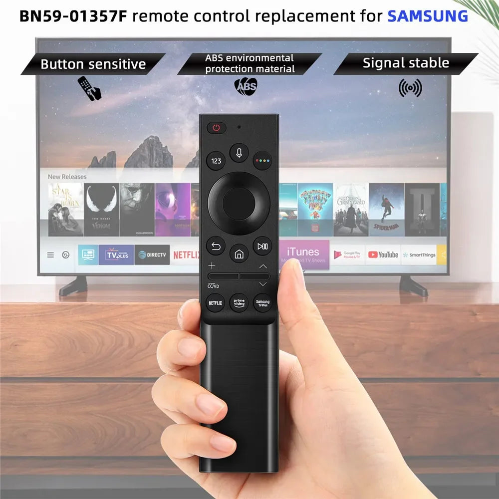 Replacement Voice Remote BN59-01363A for Samsung Smart TVs: HUNNESOR for QLED, Neo QLED, UHD, 4K, 8K