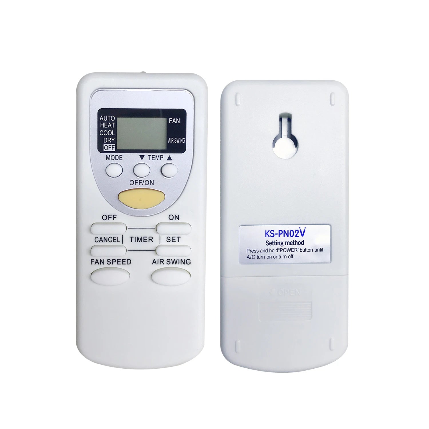 Panasonic A75C2665 Replacement Remote Control for Split Air Conditioner Systems