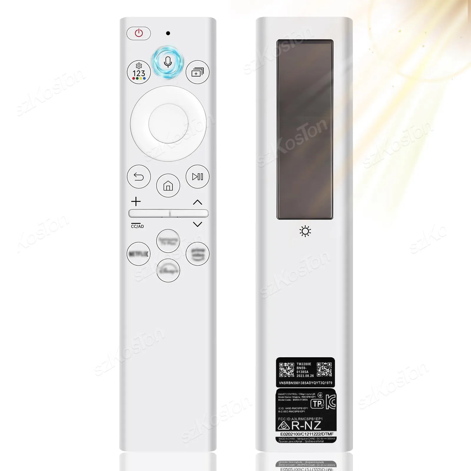 Replacement BN59-01391A Solar Voice Remote for Samsung Frame, Neo QLED, 4K & 8K Smart TVs – SZKOSTON