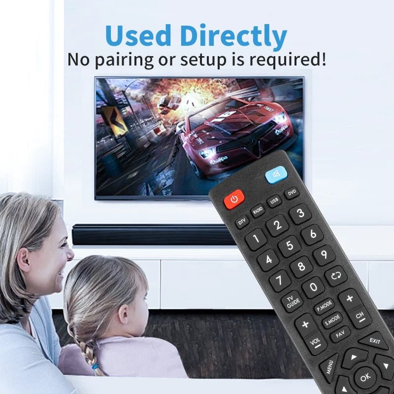 DH-1418 DH-2096 Replacement Remote for 32/133VDW 32/133VDB BUSH Blaupunkt 3D LCD Smart TV