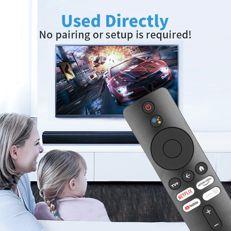 XMRM-M3 Voice Remote Control for L55M6-ESG L55M6-ARG MDZ-24-AA Smart TV Netflix Prime Video YouTube