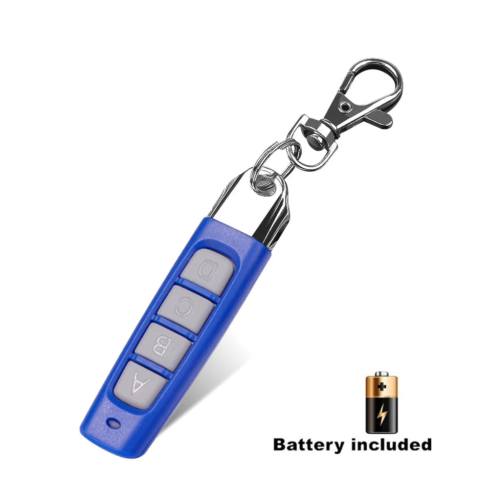 Universal 433MHz Garage Door Opener Remote – 4-Button Clone, Learning & Rolling Code Duplicator