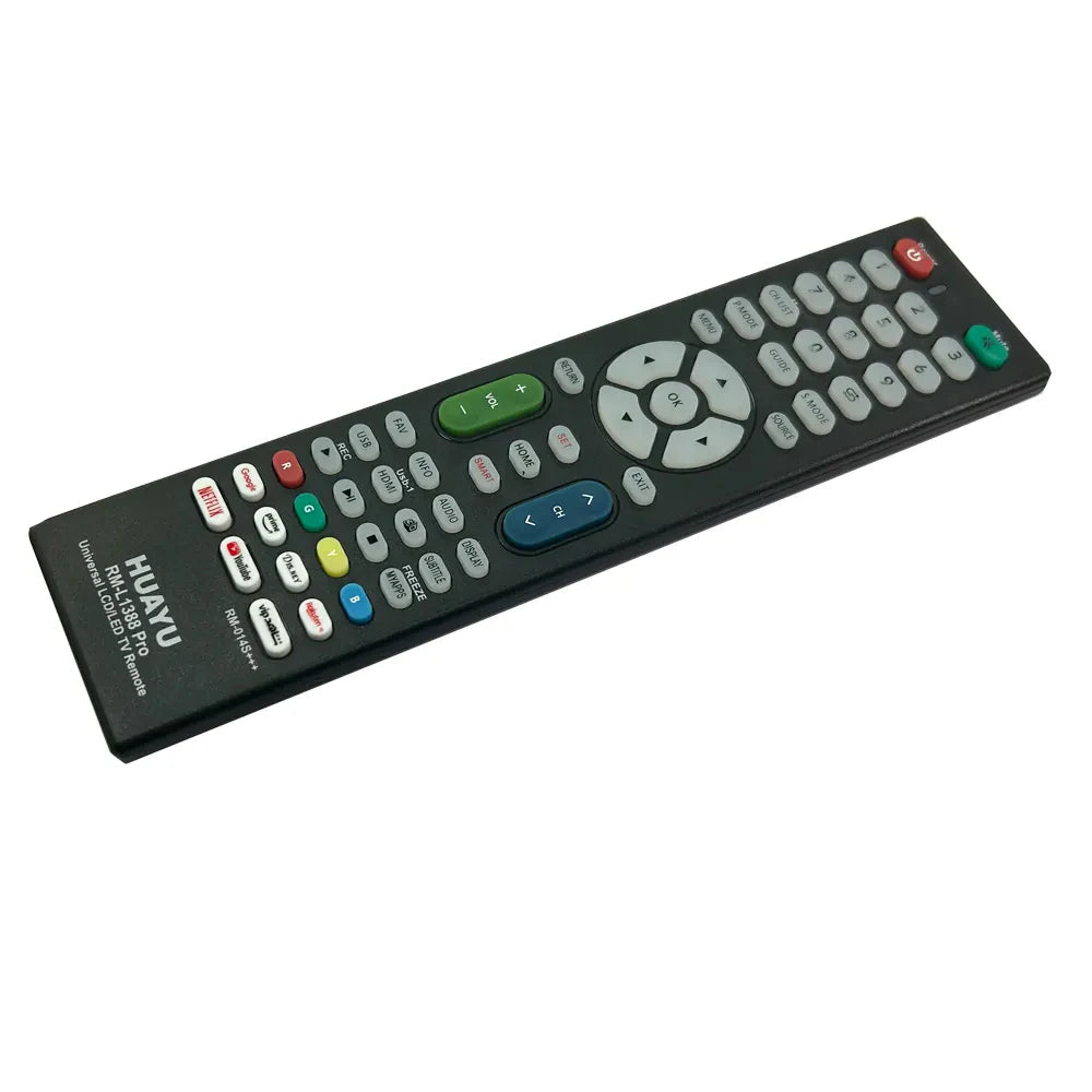Universal Smart TV Replacement Remote Control for Changhong Ruba Ecostar Hyundai Intex JVC and More