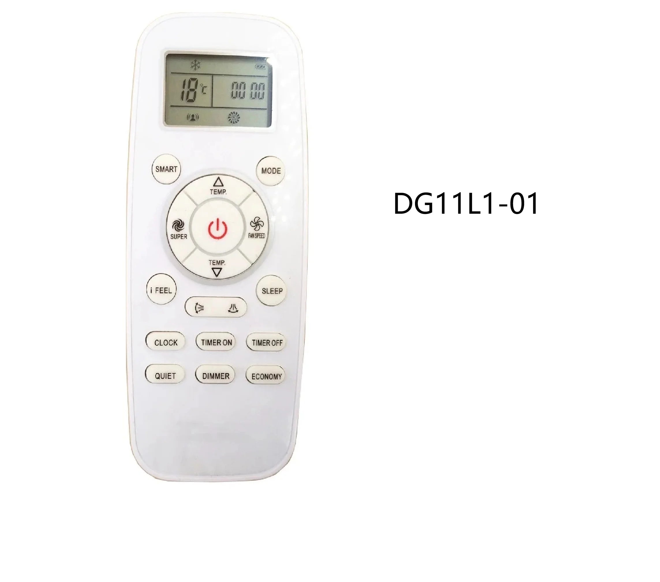 DG11L1-01 Replacement Remote for DG11L1-11 DG11L1-12 DG11L1-51 DG11L1-53 Air Conditioner Heat Pump