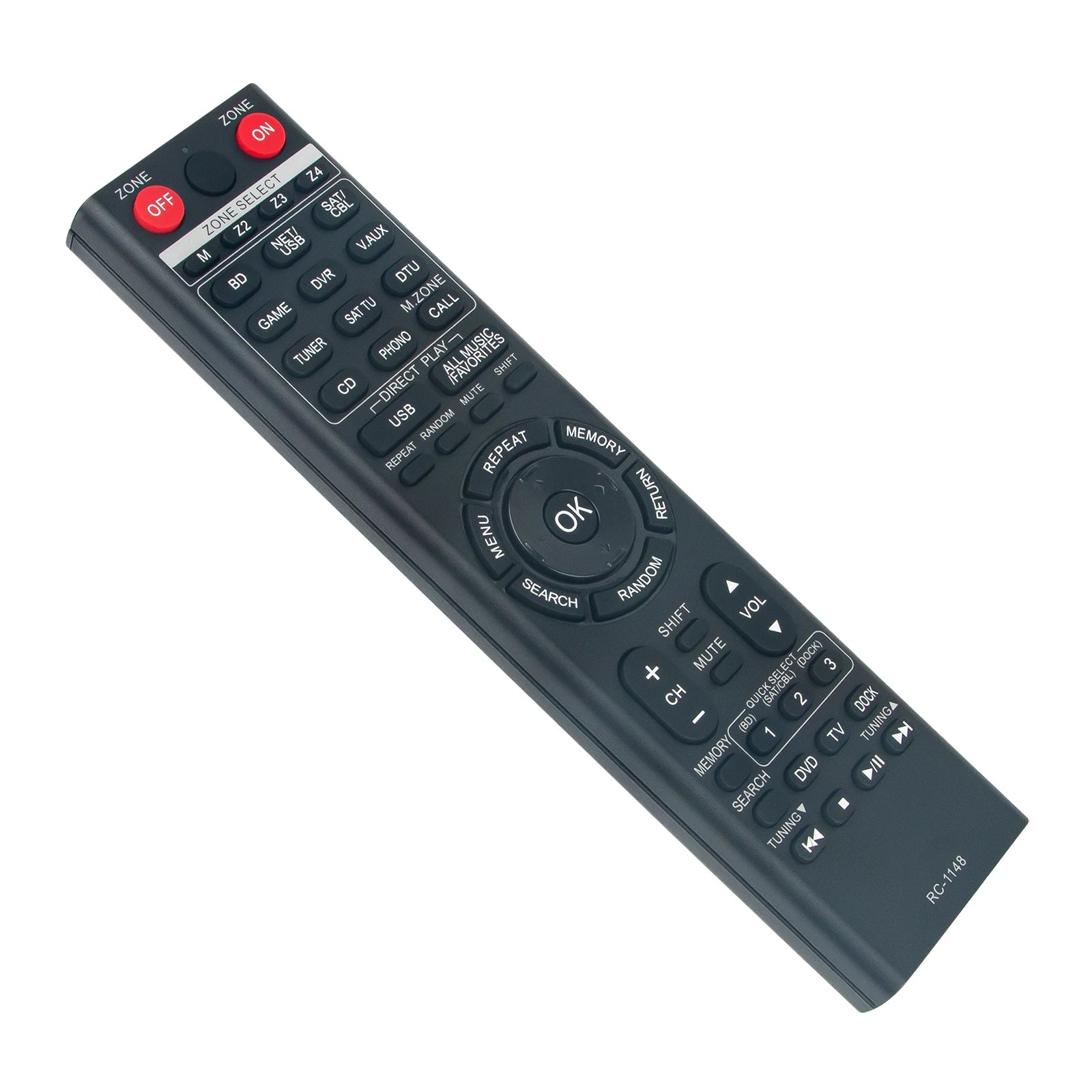 RC-1148 Replacement Remote Control for Denon AVR-A100, AVR-3311CI, AVR-4311CI