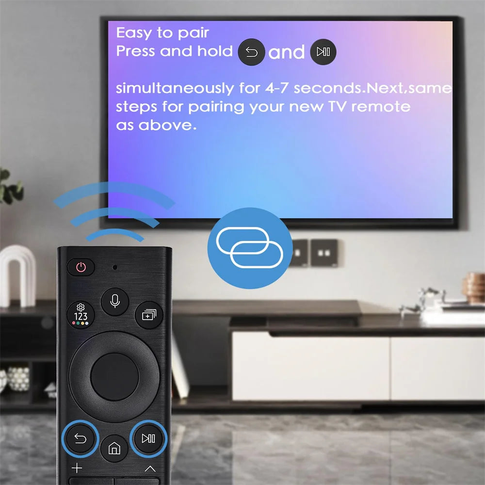 Voice Remote Control BN59-01385A for Samsung Smart TV 2019-2023 Series TVs (No Solar Function)