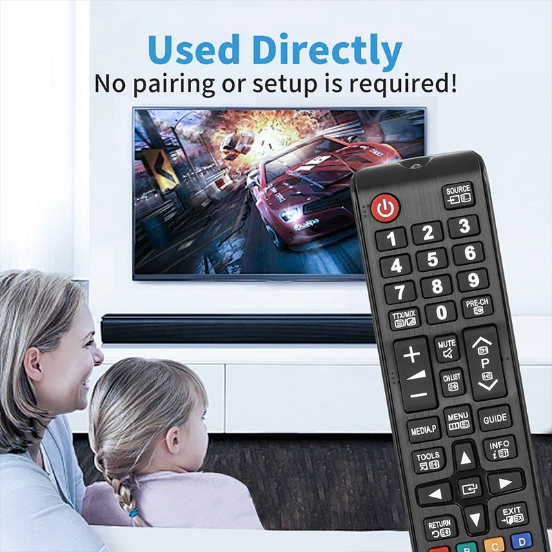 AA59-00741A Replacement Remote Control for T28D310NH UN32EH4050F UN37EH5000F UN46F5000AF Samsung TV