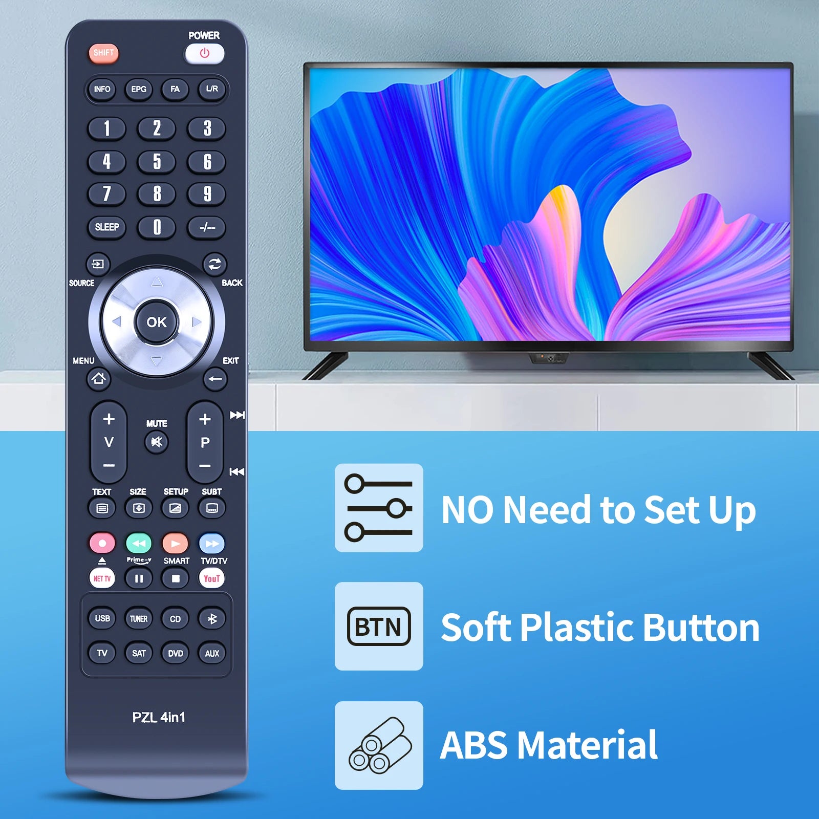 GOUYESHO RAV230–RAV234 Remote Control for Yamaha RX-V1300 HTR-5590 DSP-AX1300 AV Receivers