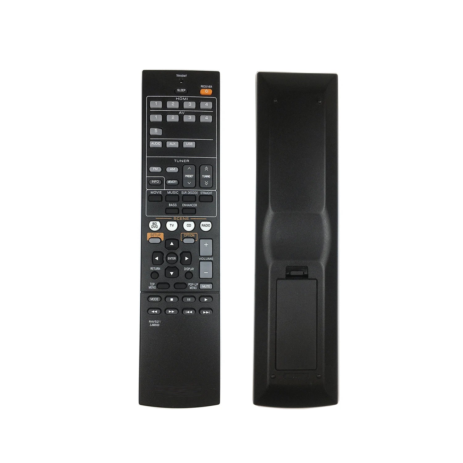 Yamaha RAV521 ZJ66500 Replacement Remote Control for RX-V Series AV Receivers