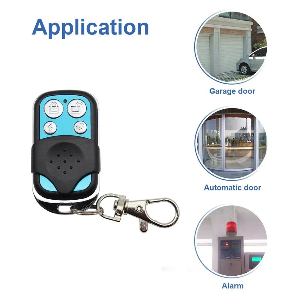 4-Button 433.92MHz Garage Door & Gate Remote Control Duplicator – Universal Cloning Key Fob