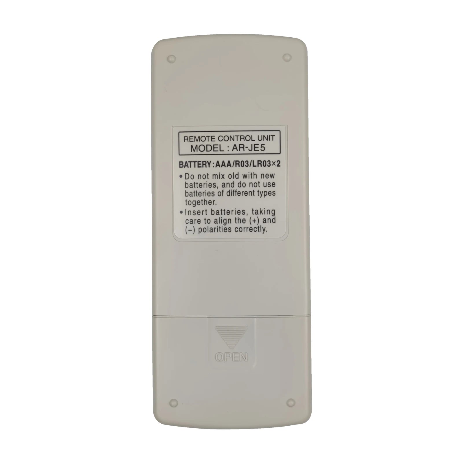 AR-JE5 Air Con Remote for Fujitsu Models AR-JE3, AR-JE4, AR-JE5, AR-JE6, AR-JE9, AR-JE10, AR-JE11