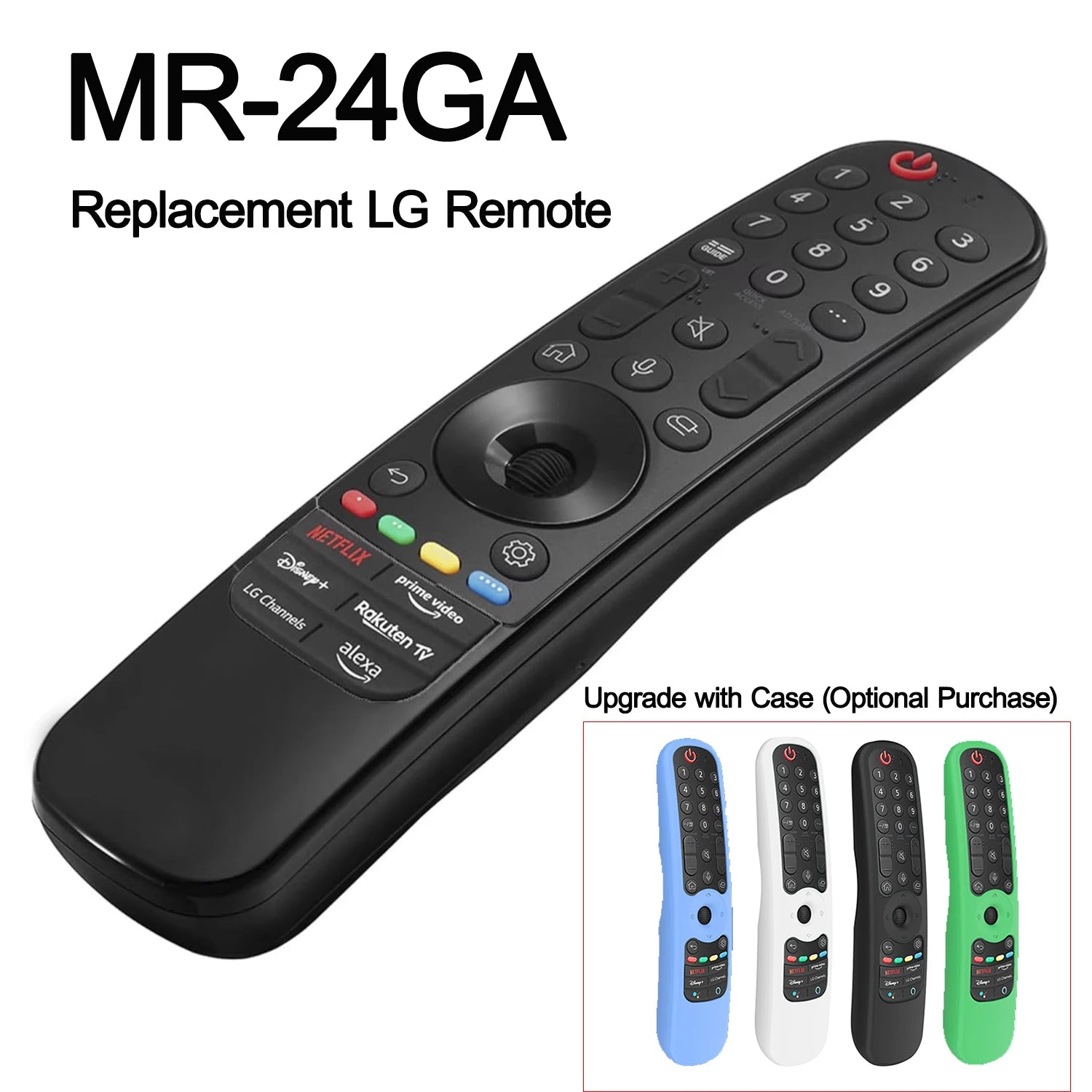 MR24GA Voice Magic Remote for LG Smart TVs 2020–2024 Bluetooth Pointer Control