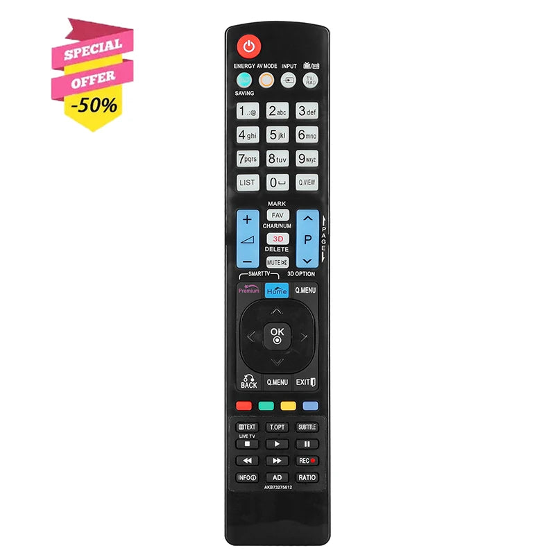 AKB73275612 Replacement Remote for 50PZ750 42LW5700 47LW5700 47LM615S 55LM615S LG Smart TV