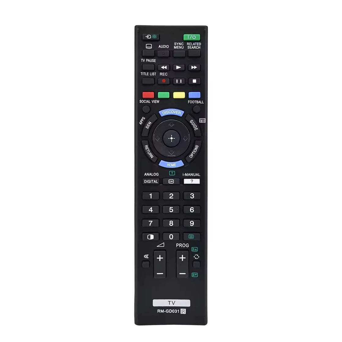 Sony RM-GD022 Replacement Remote Control for BRAVIA Smart LED Televisions