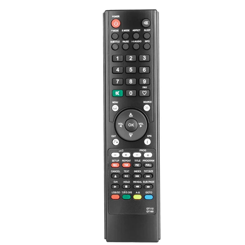 QT112 QT160 Remote for SONIQ TVs – L32V10A-AU, L55S11A-AU, L60U11A-AU, QSP550TV2-AU, E16Z11A-AU