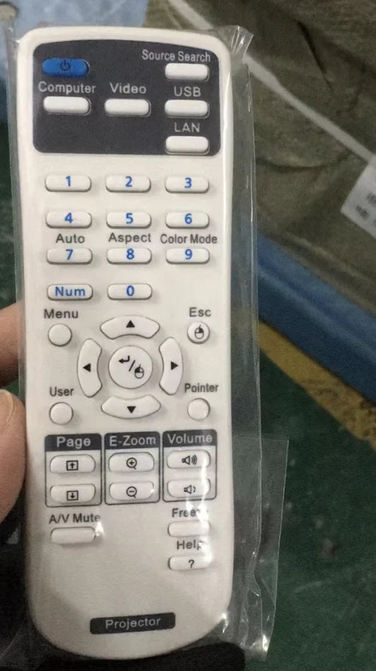 1519442 Replacement Remote Control for Epson PowerLite 1835 450W 460 824+ 825+ Projector
