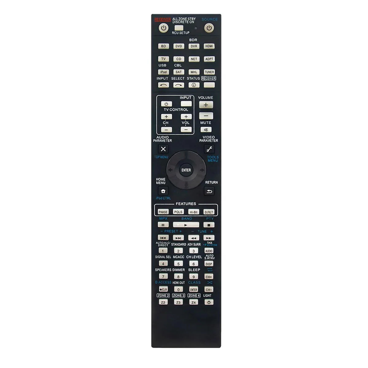 AXD7664 Remote Control for Pioneer VSX1027 VSX1027K VSX1122 VSX60 VSX1015TX Audio Receivers