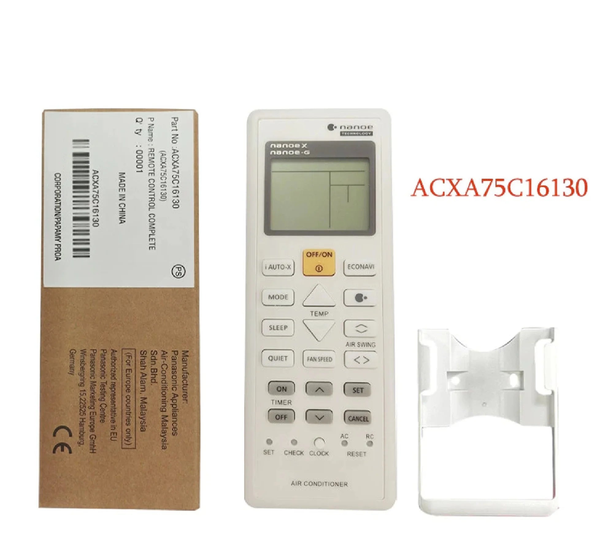ACXA75C16130 Replacement Remote Control for ACXA75C15530 ACXA75C17050 ACXA75C19031 ACXA75C19680 A/C