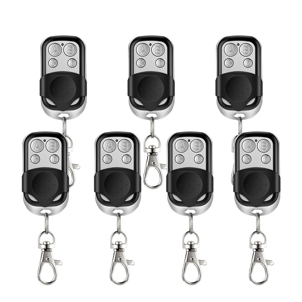 Universal 4-Button 433MHz Garage Door Remote Control – Fixed & Learning Code Cloner