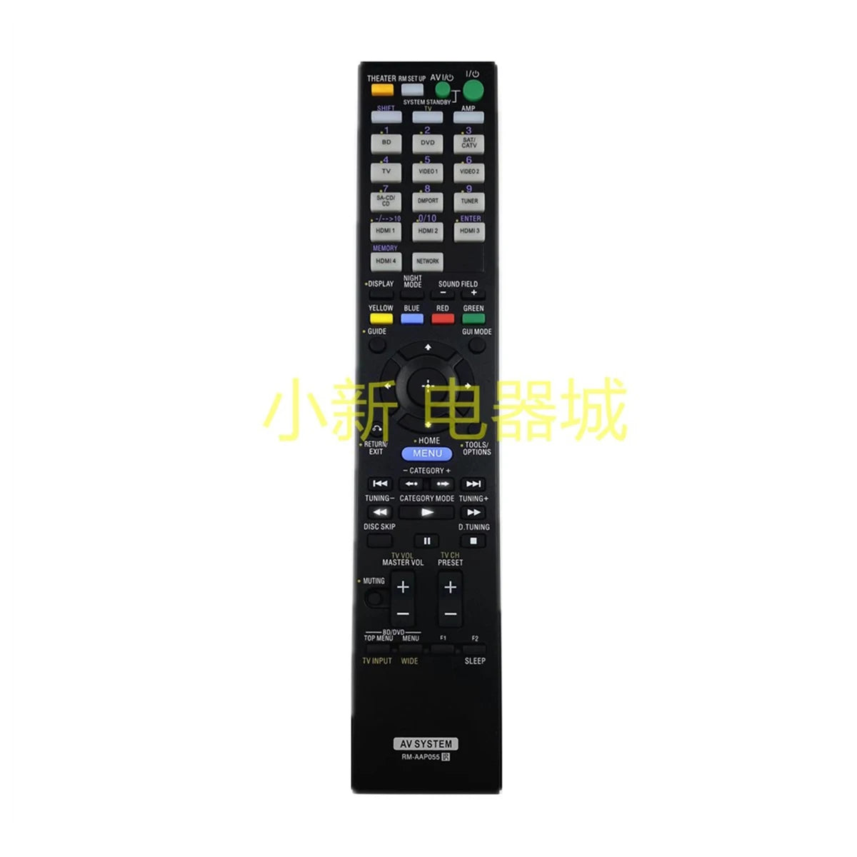 Sony RM-AAP055 Replacement Remote Control for STR Series AV Receiver Systems