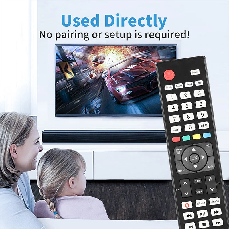 EN-32959HS Replacement Remote Control for LTDN50K610XWAU3D HL39K610PZLN3D Hisense TV