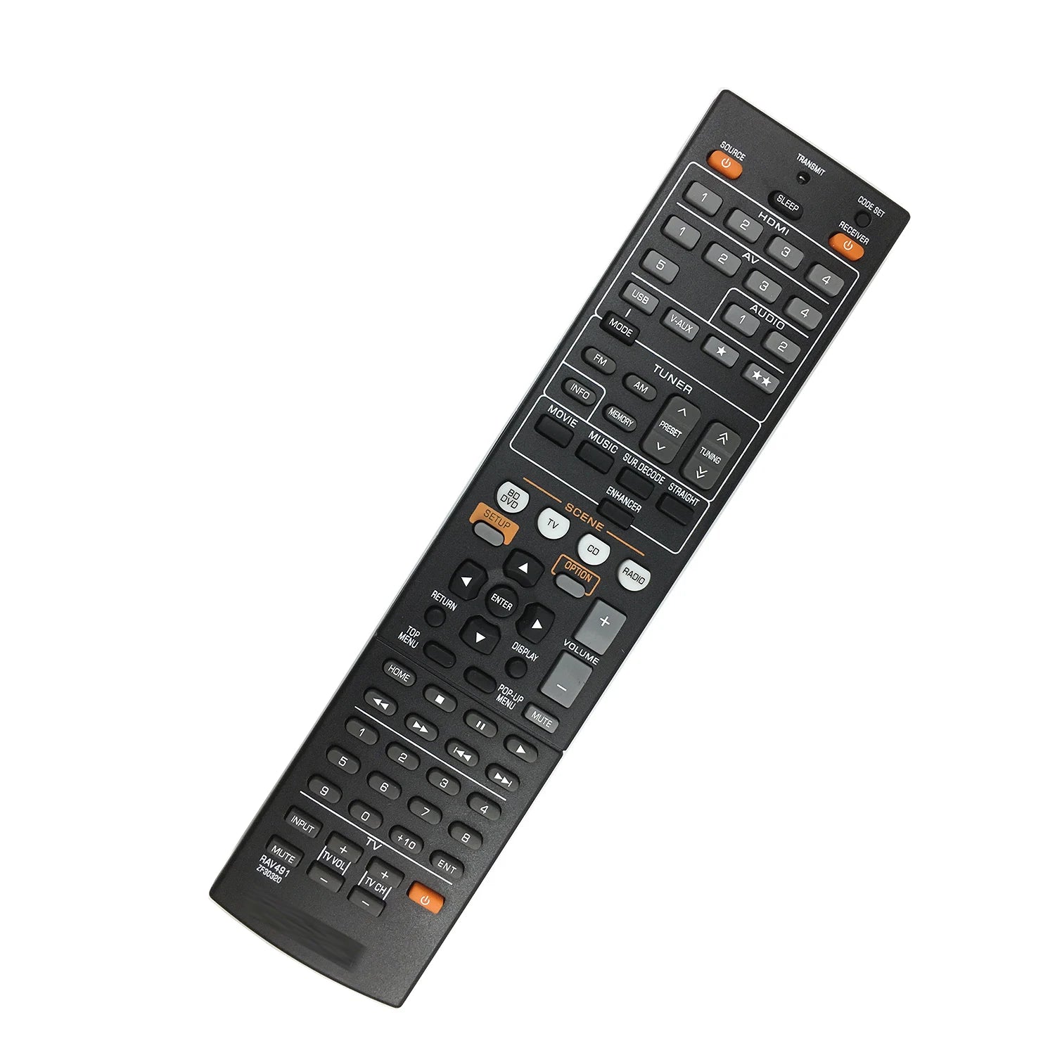 Yamaha RAV491 ZF30320 Replacement Remote Control for AV Receiver Systems
