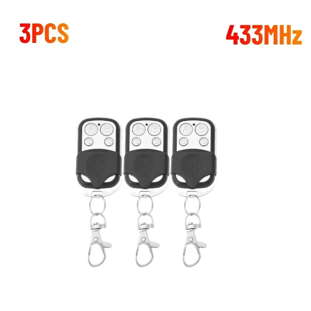 433MHz 4-Button Remote Control Duplicator for Garage Gate Door Opener – Fixed Code Clone