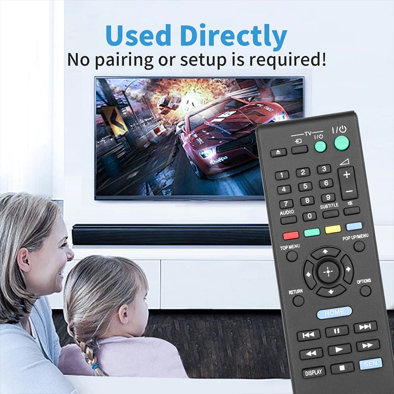 RMT-B119P Replacement Remote for BDP-S185 BDP-S390 BDP-S590 BDP-S3100 BDP-S5100 Sony Blu-ray Player