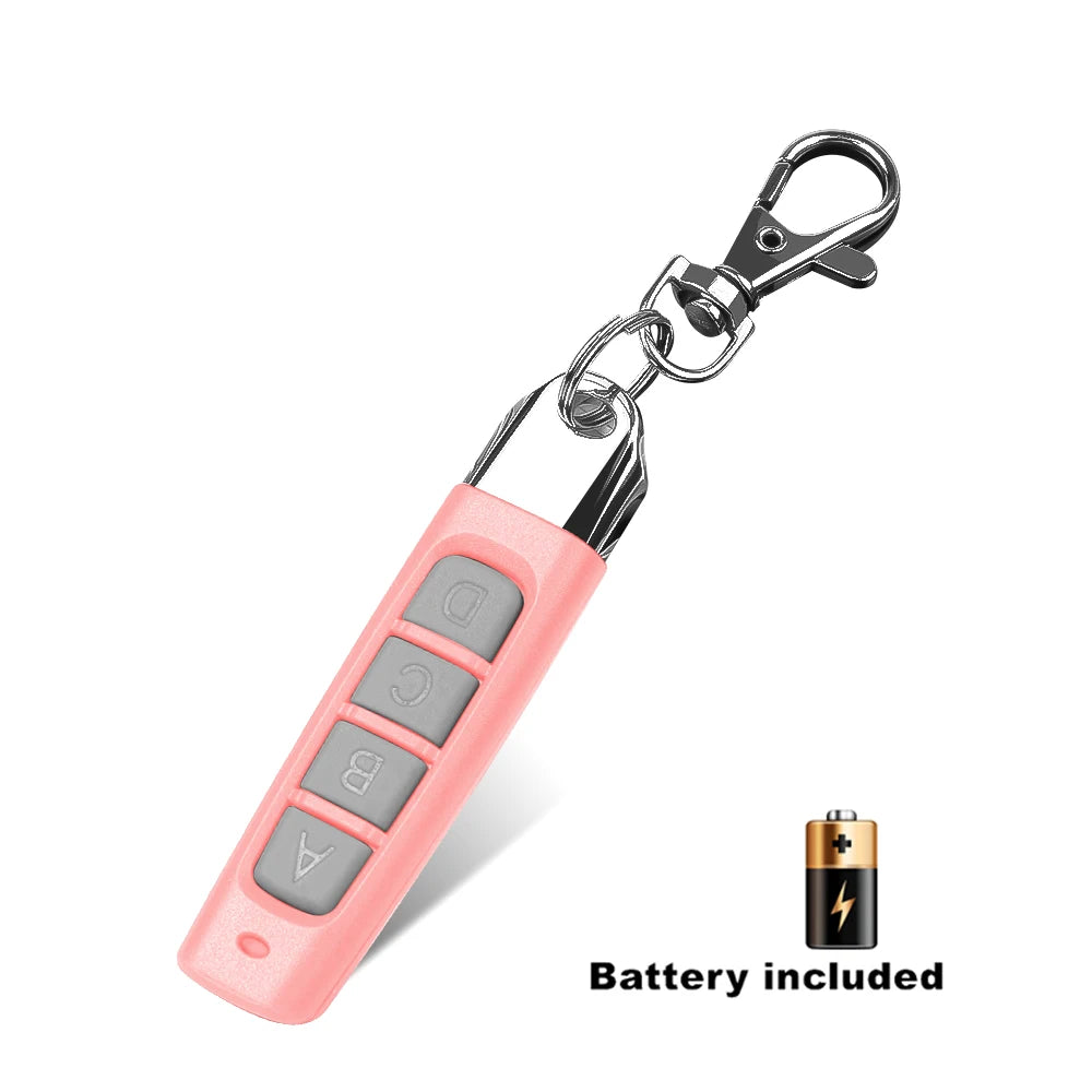 433MHz Auto Copy Remote Control: Universal 4-Key Duplicator for Garage Door, Gate & Electric Devices