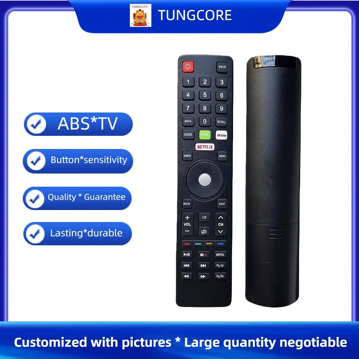 Replacement Remote Control for Kogan, Konka and Palsonic Smart Television Models