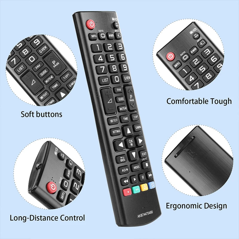 AKB74475480 Replacement Remote for 32LH500D 32LH501C 43LH500T 49UH664V 65UF675V LG TV