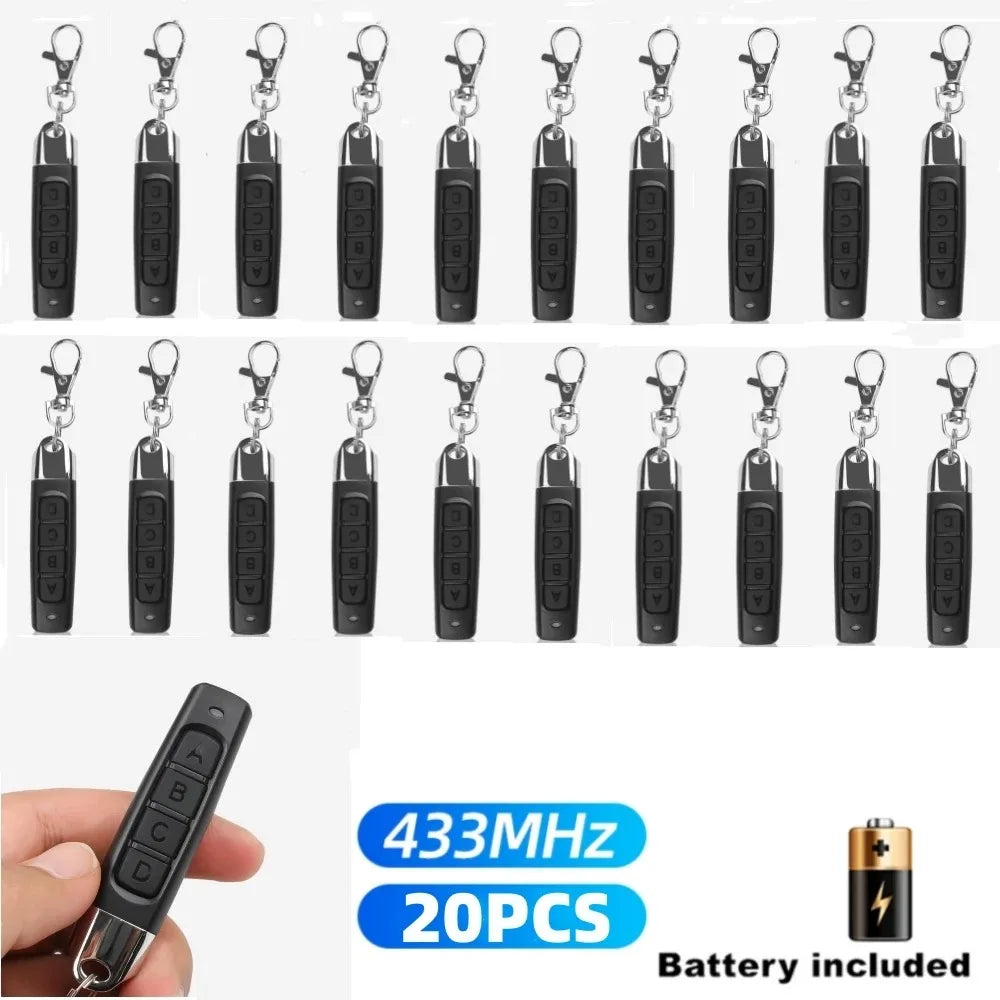 433MHz Wireless Remote Control Cloning Duplicator – Keychain RF Transmitter for Garage and Gate
