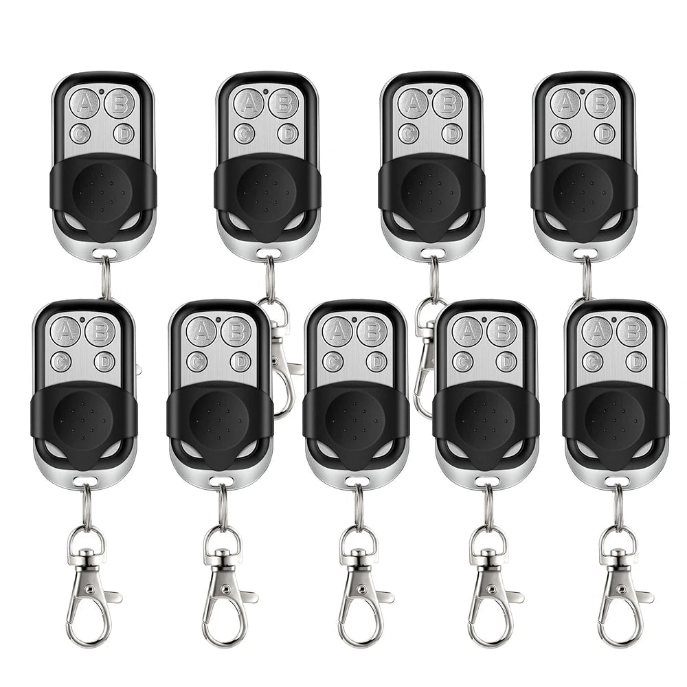 Universal 4-Button 433MHz Garage Door Remote Control – Fixed & Learning Code Cloner