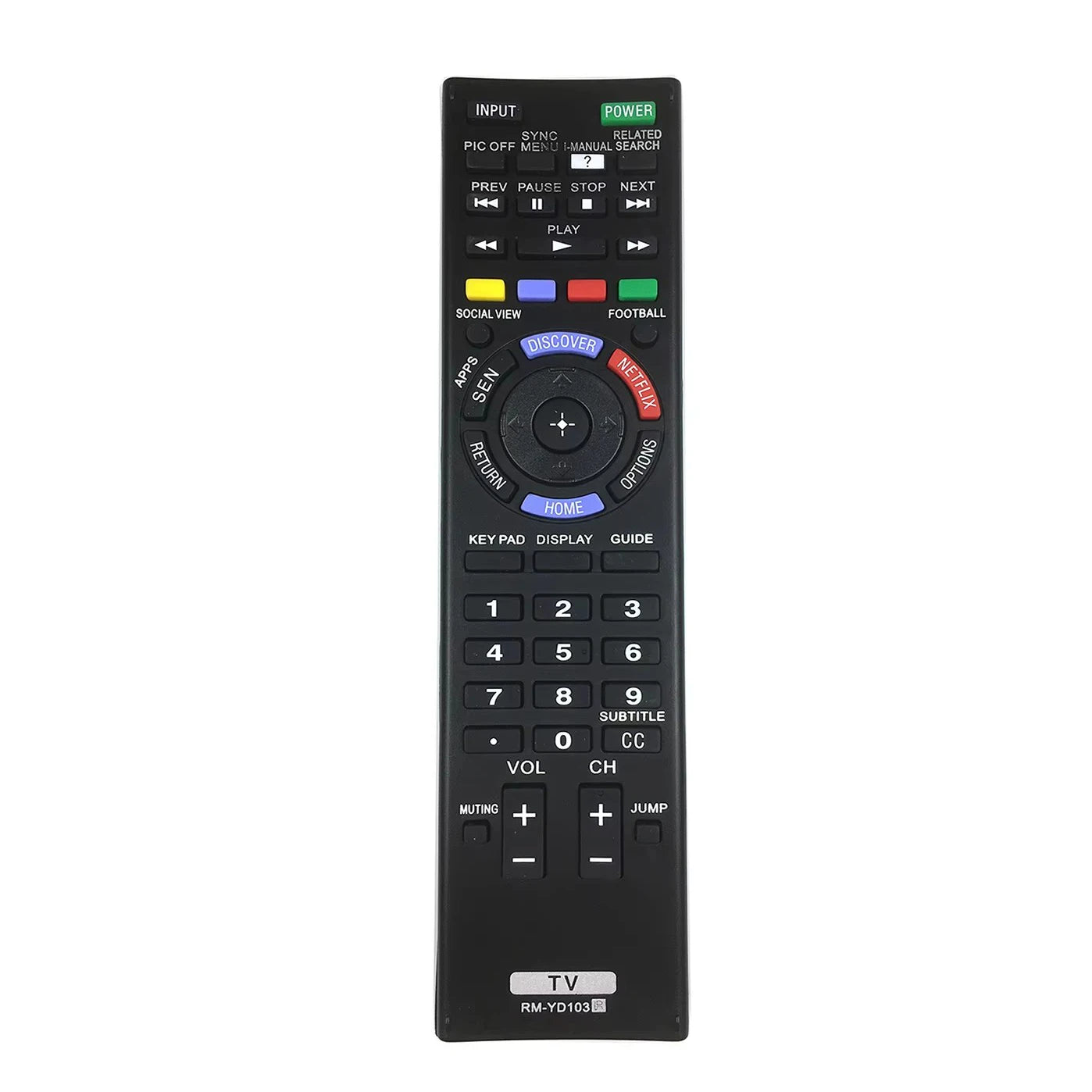 Sony RM-YD102 Replacement Remote Control for BRAVIA LED Televisions