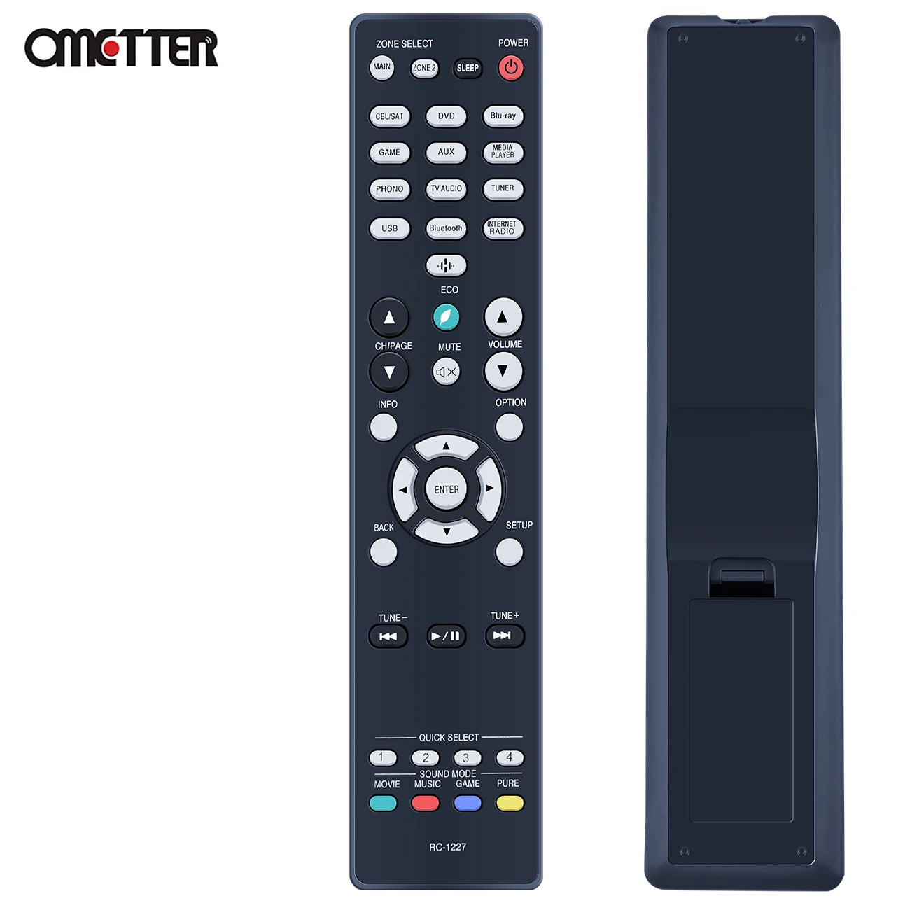 RC-1227 RC-1226 Remote Control for Denon AVR-S730H S740H S750H S640H S650H Receivers