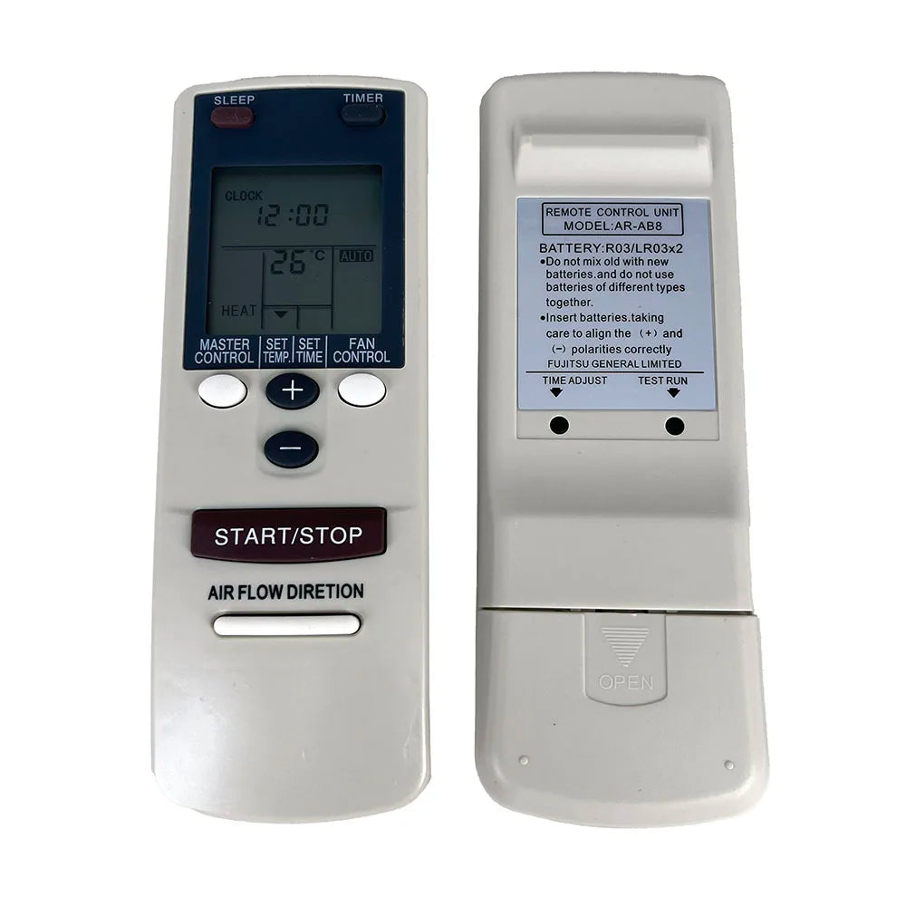 AR-RAH1U Remote Control Replacement for Fujitsu Air Conditioner AR-RAH1E AR-RAH2E
